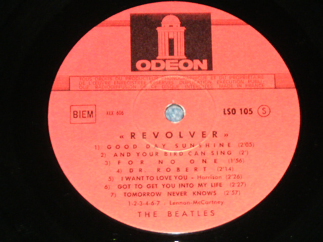 画像: THE BEATLES - REVOLVER ( Ex+,Ex/Ex+++ )  / 1965 FRANCE ORIGINAL MONO Used LP 