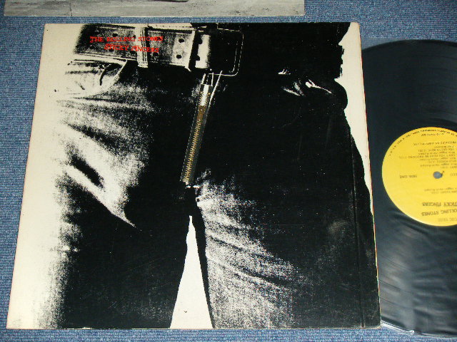 画像1: The ROLLING STONES - STICKY FINGERS ( Ex++/POOR ) / 1971 US AMERICA  ORIGINAL "ZIPPER COVER" Used LP 