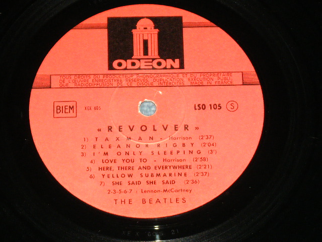 画像: THE BEATLES - REVOLVER ( MINT-/MINT- )  / 1965 FRANCE ORIGINAL MONO Used LP 