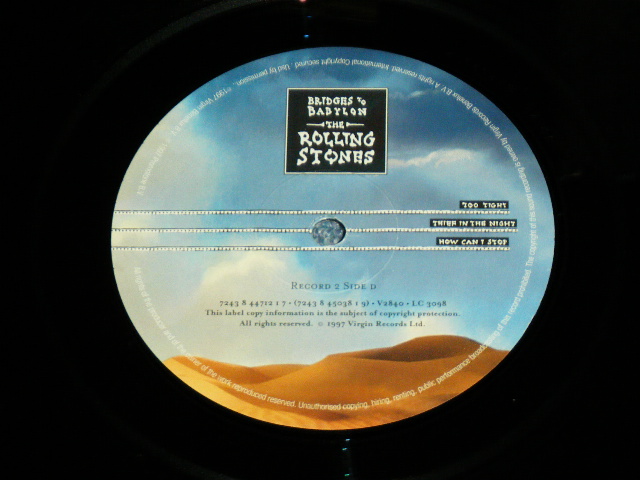 画像: ROLLING STONES - BRIDGES TO BABYLON (MINT-/MINT) /1997 UK ENGLAND/EUROPE ORIGINAL Used 2-LP