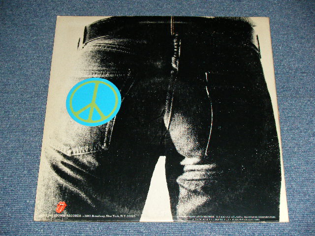 画像: The ROLLING STONES - STICKY FINGERS ( Ex++/POOR ) / 1971 US AMERICA  ORIGINAL "ZIPPER COVER" Used LP 