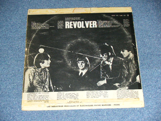 画像: THE BEATLES - REVOLVER ( VG++/Ex )  / 1965 FRANCE ORIGINAL MONO Used LP 