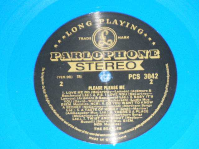 画像: THE BEATLES -  PLEASE PLEASE ME  / UK? RE-PRO "GOLD Label & BLUE WAX Vinyl Brand New STEREO LP 