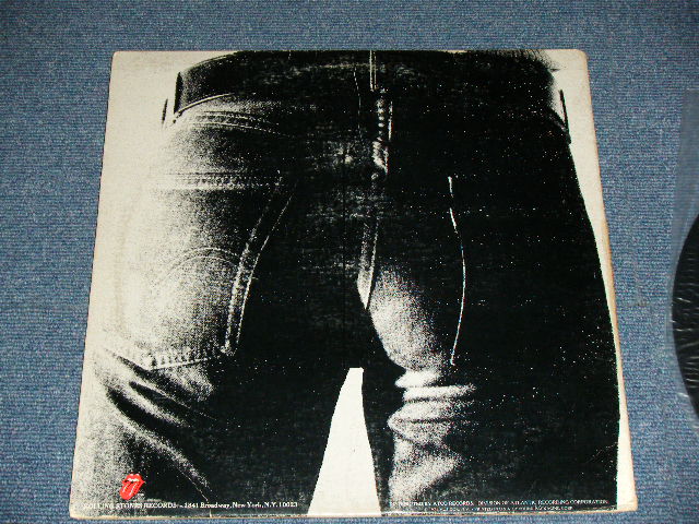 画像: The ROLLING STONES - STICKY FINGERS ( Ex+/Ex ) / 1971 US AMERICA  ORIGINAL "ZIPPER COVER" Used LP 