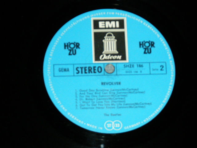 画像: THE BEATLES - REVOLVER ( Ex+/Ex++ )  / 1970's GERMAN Reissue BLUE Label & TYPING Style Matrix # Used LP 
