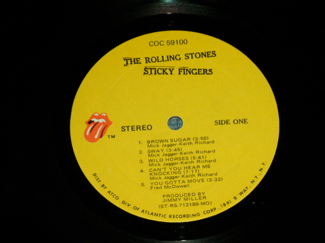 画像: The ROLLING STONES - STICKY FINGERS ( Ex+/Ex ) / 1971 US AMERICA  ORIGINAL "ZIPPER COVER" Used LP 