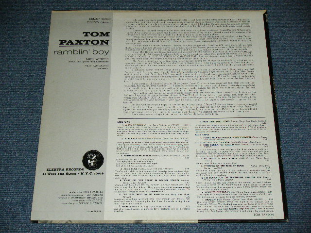 画像: TOM PAXTON - MORNING AGAIN(Ex+/Ex+++) / 1968 US AMERICA ORIGINAL 1st Press "GOLD Label" STEREO Used LP 