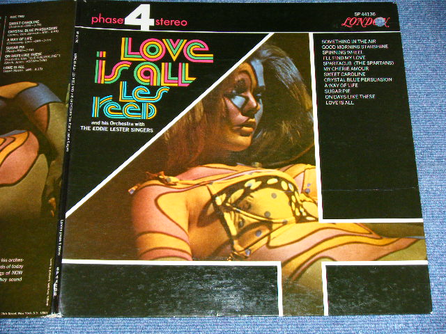 画像: LES REED and his ORCHESTRA with THE EDDIE LESTER SINGERS - LOVE IS ALL ( SOFT ROCK CHORUS ) / 1969 UK "EXPORT" & US AMERICA ORIGINAL JACKET  Used LP 