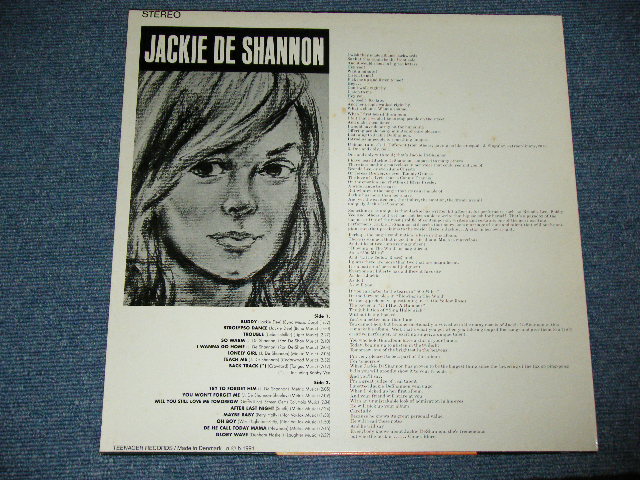 画像: JACKIE DeSHANNON  DE SHANNON - TROUBLE WITH JACKIE DEE ( EARLY TRACKS )  / 1991 DENMARK ORIGINAL Used LP 