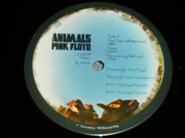 画像: PINK FLOYD - ANIMALS  (   Matrix Number : AL 34474-2B/BL-34474-2B : Ex++/Ex+++ ) / 1977 US AMERICA ORIGINAL PROMO  STAMP  Used LP 