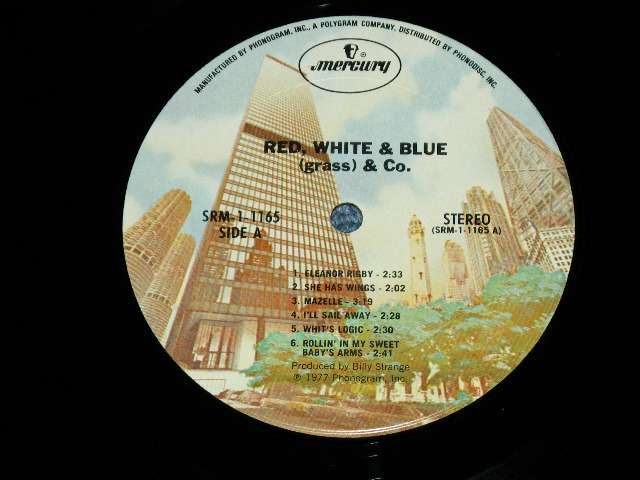 画像: RED WHITE & BLUE(GRASS) - AND COMPANY  ( included "THE BEATLES"Song : ARRANGE : BILLY STRANGE )/ 1977 US AMERICA ORIGINAL Used LP 