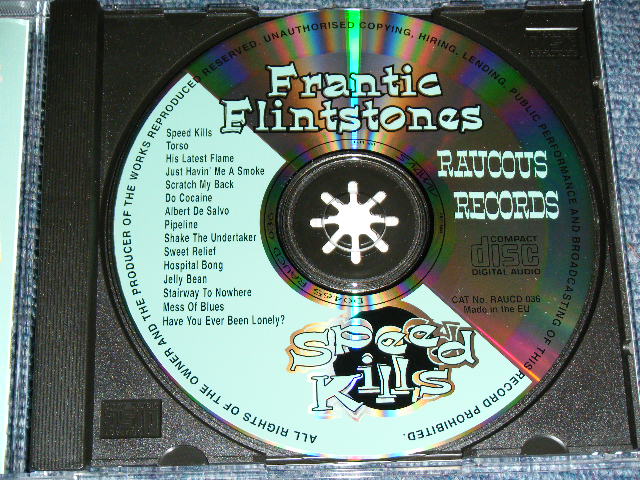 画像: FRANTIC FLINTSTONES -  SPEED KILLS / 1999 UK ENGLAND Version  Brand New CD  