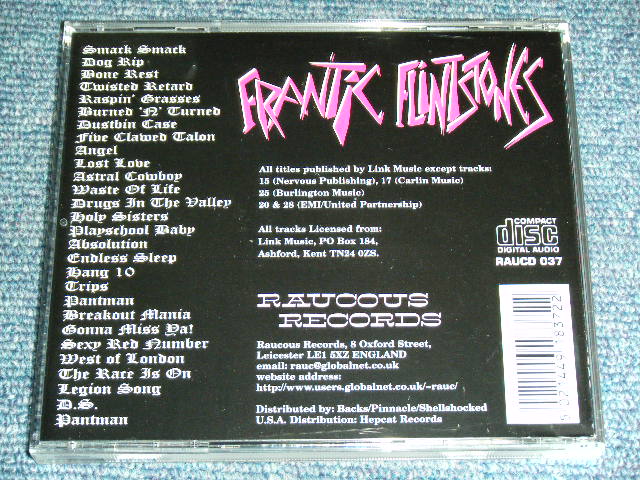 画像: FRANTIC FLINTSTONES - SCHILACHTHOF  BOOGIE WOOGIE / 1999 UK ENGLAND Version  Brand New CD  
