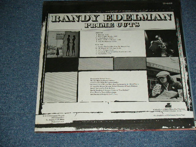 画像: RANDY EDELMAN  - PRIME CUTS ( AL KOOPER Guitar on "June Lullaby"  / 1974 US ORIGINAL Brand New SEALED LP    