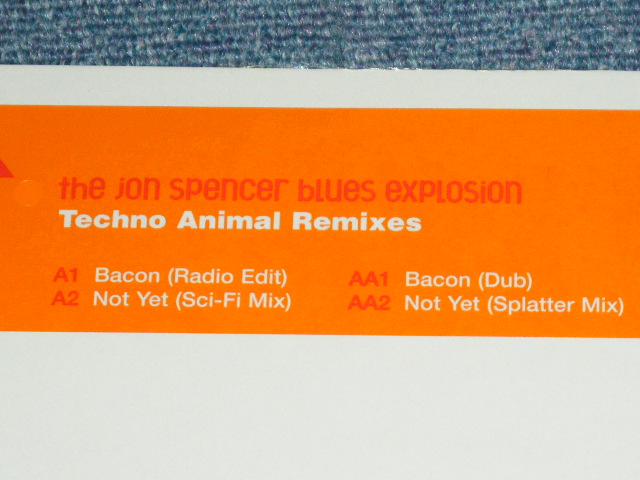 画像: The JON SPENCER BLUES EXPLOSION  - TECHNO ANIMAL REMIXES   / 2000 UK ENGLAND ORIGINAL Brand New SEALED 12"