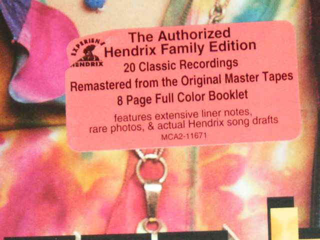 画像: JIMI HENDRIX - EXPERIENCE HENDRIX : THE BEST OF  /  1997 US AMERICA ORIGINAL 180g HAEVY WEIGHT Brand New SEALED  2 LP  With 8 PAGE Full Color Booklet