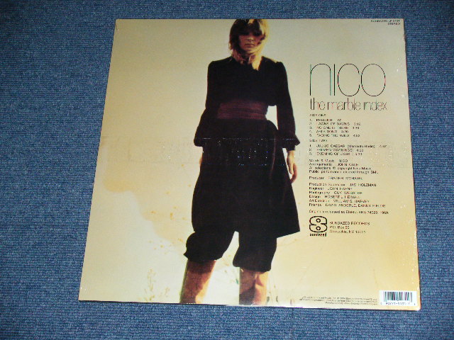 画像: NICO of VELVET UNDERGROUND - THE MARBLE INDEX / 2004 US REISSUE 180 Gram Heavy Weight Brand New SEALED LP 