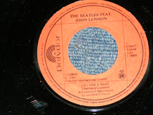 画像: THE BEATLES Featuring JOHN LENNON - AIN'T SHE SWEET  / 1970's YUGOSLAVIA Used  7" Single
