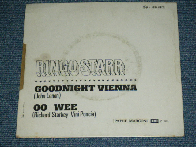 画像: RINGO STARR of THE BEATLES -  GOODNIGHT VIENNA ( Ex+/Ex++ ) / 1975  FRANCE ORIGINAL Used 7" Single  With PICTURE SLEEVE