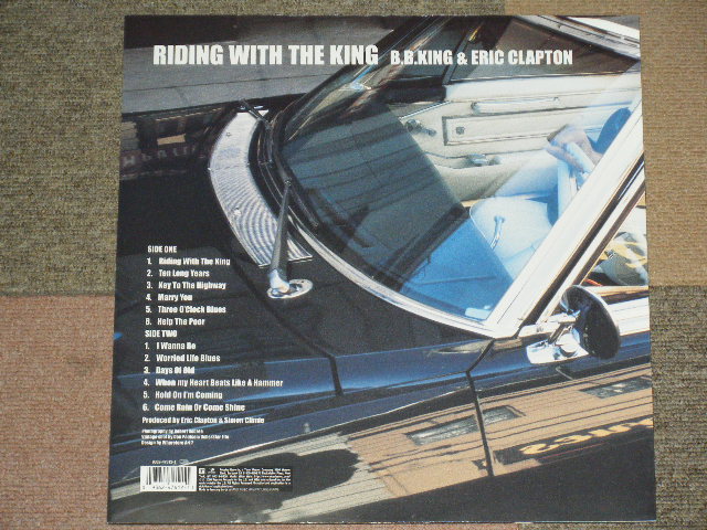 画像: B.B.KING  B.B. KING & ERIC CLAPTON - RIDING WITH THE KING / 2000 GERMAN  ORIGINAL  Brand New  LP 