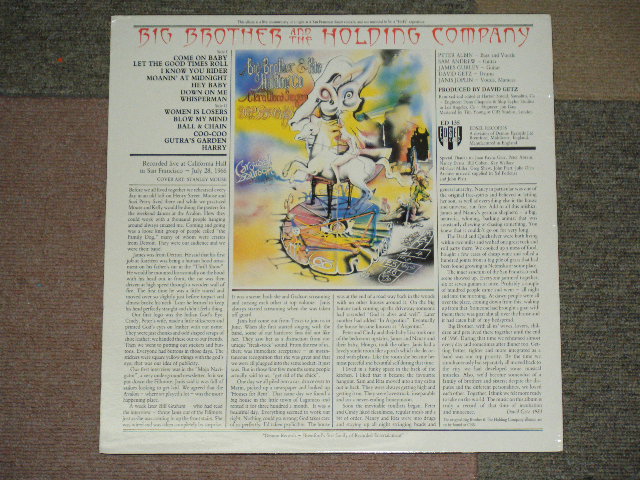 画像: BIG BROTHER & THE HOLDING COMPANY ( JANIS JOPLIN ) - CHEAPER THRILLS ( RECORDED LIVE AT CALIFORNIA HALL, SAN FRANCISCO - July 28,1966 ) / 1983 UK ENGLAND ORIGINAL Used LP  