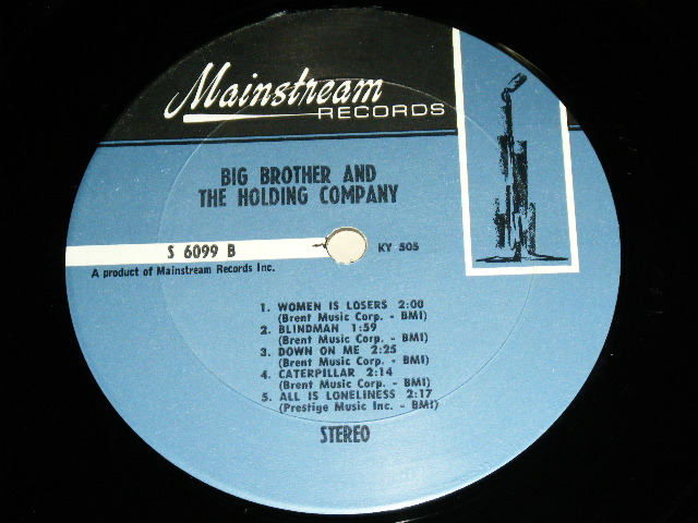 画像: BIG BROTHER & THE HOLDING COMPANY ( JANIS JOPLIN ) - BIG BROTHER & THE HOLDING COMPANY ( Ex+++/Ex++ )  / 1967 US AMERICA ORIGINAL STEREO Used LP   With OUTER SHRINK WRAP 