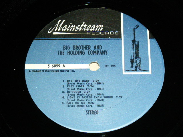 画像: BIG BROTHER & THE HOLDING COMPANY ( JANIS JOPLIN ) - BIG BROTHER & THE HOLDING COMPANY ( Ex+++/Ex++ )  / 1967 US AMERICA ORIGINAL STEREO Used LP   With OUTER SHRINK WRAP 