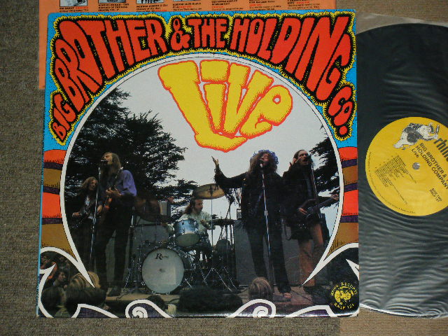 画像1: BIG BROTHER & THE HOLDING COMPANY ( JANIS JOPLIN ) - LIVE ( RECORDED LIVE AT CALIFORNIA HALL, SAN FRANCISCO - July 28,1966 ) / 1984 US AMERICA ORIGINAL Used LP 