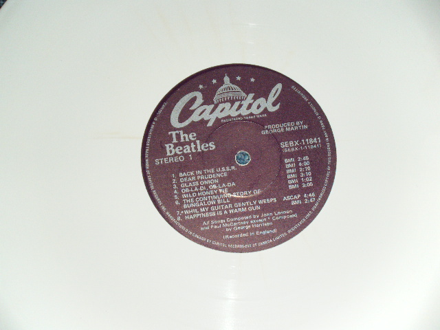 画像:  BEATLES  - THE BEATLES ( WHITE ALBUM : WHITE WAX VINYL) / 1978 CANADA ORIGINAL Used 2 LP's 