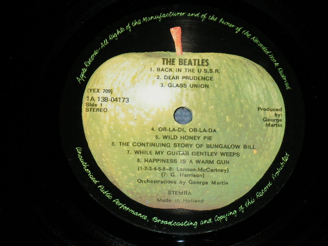 画像:  BEATLES  - THE BEATLES ( WHITE ALBUM :    No.0101401) / 1970's? GERMAN Jacket & HOLLAND Records Used  2 LP None POSTER & PIN UPs  