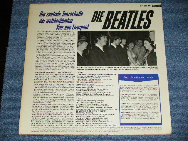 画像: DIE BEATLES - PLEASE PLEASE ME : DIE ZENTRALE TANZSHAFFE DER WELTBERUHMTEN VIER AUS LIVERPOOL ( Ex++/MINT- ) / 1973 Release Version  GERMAN ONLY Used LP 