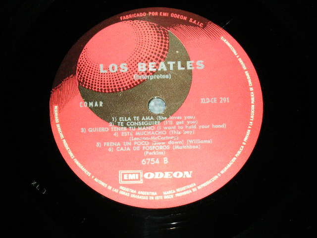 画像: THE BEATLES -　LOS BEATLES  ( STAGE Jacket :  Ex+/Ex+++ ) / 1970's ARGENTINA  Used LP