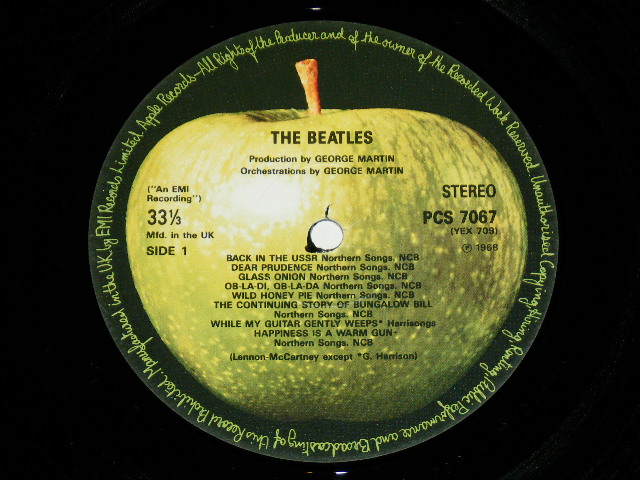 画像:  BEATLES  - THE BEATLES ( WHITE ALBUM : All Inserts ) ( Matrix Number A)709-8 C-1-3/B)710-9-1-2/C)711-4-1-1/712-3-1-1 )  /  1990s UK REISSUE "DMM/DIRECT METAL MASTER ) Used 2-LP 