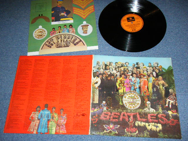 画像1: THE BEATLES - SGT. PEPPER'S LONELY HEARTS CLUB BAND (Ex+++/MINT- ) / LATE 1970's AUSTRALIA ORANGE Label Used LP  with CUT OUTS 