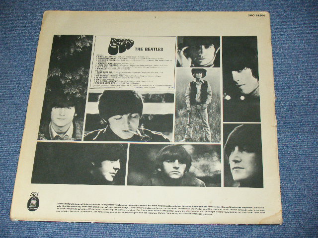 画像: BEATLES - RUBBER SOUL ( Ex/Ex++ Looks:Ex)   / 1965 GERMAN ORIGINAL EXPORT STEREO LP 