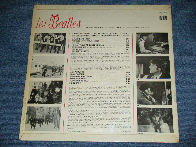 画像: BEATLES - 4 GARCONS PANS LE VENT ( A HARD DAYS NIGHT ) CHANSONS DU FILM ( Ex+++,Ex++/Ex++,MINT- ) /1964 FRANCE ORIGINAL "ORANGE LABEL" Used LP    