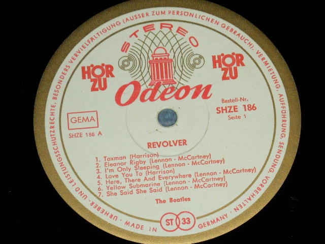 画像: BEATLES - REVOLVER ( Ex/Ex+ ) / 1966 GERMAN ORIGINAL EXPORT STEREO LP beautiful Record 