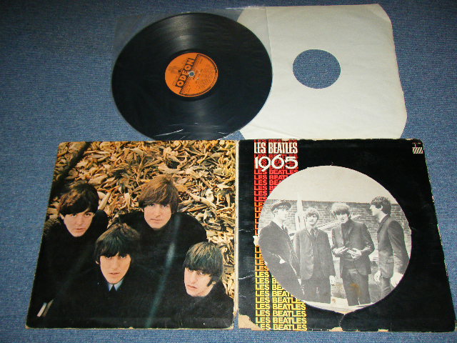 画像1: THE BEATLES - 1965 ( FOR SALE ) (VG++/VG+++ ) /1964 FRANCE ORIGINAL "ORANGE LABEL" Used LP with INSTERTS & IRON PRINT     