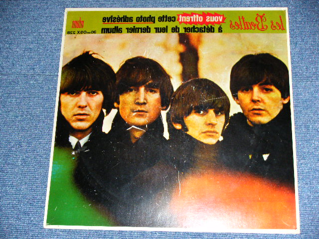 画像: THE BEATLES - 1965 ( FOR SALE ) ( Ex+/Ex++  Looks: Ex++ ) /1964 FRANCE ORIGINAL "ORANGE LABEL" Used LP with INSTERTS & IRON PRINT     