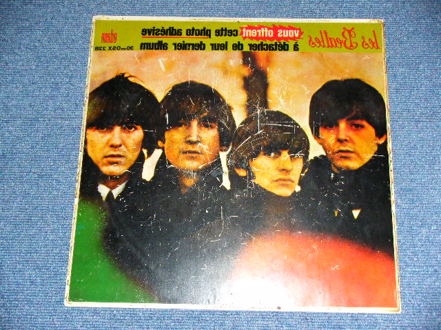 画像: THE BEATLES - 1965 ( FOR SALE ) ( Ex/Ex+  Looks: Ex+ ) /1964 FRANCE ORIGINAL "ORANGE LABEL" Used LP with INSTERTS & IRON PRINT     