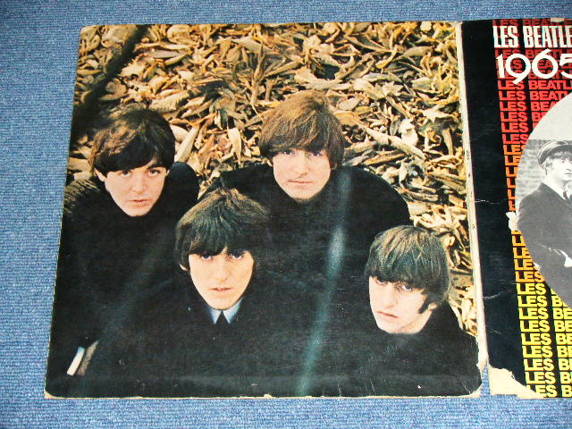 画像: THE BEATLES - 1965 ( FOR SALE ) (VG++/VG+++ ) /1964 FRANCE ORIGINAL "ORANGE LABEL" Used LP with INSTERTS & IRON PRINT     