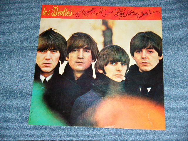 画像: THE BEATLES - 1965 ( FOR SALE ) ( Ex/Ex+  Looks: Ex+ ) /1964 FRANCE ORIGINAL "ORANGE LABEL" Used LP with INSTERTS & IRON PRINT     