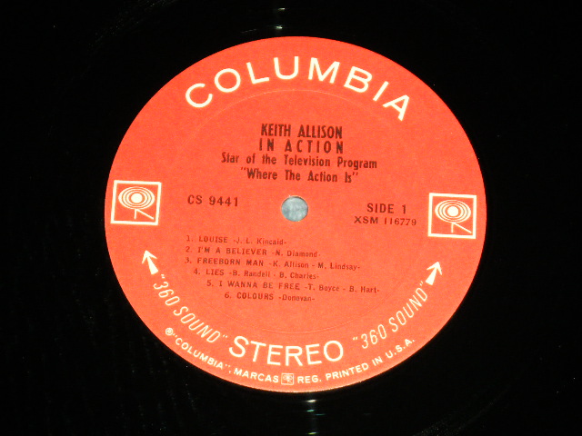 画像: KEITH ALLISON  ( Produced by GARY USHER ) - IN ACTION ( Ex+++/MINT- ) / 1967 US AMERICA ORIGINAL "360 SOUND" Label  Used LP 