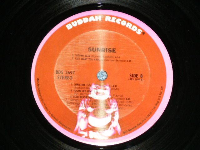 画像: SUNRISE  ( Produced by BRUCE JOHNSTON of The BEACH BOYS ) - SUNRISE  ( Ex+/MINT- ) / 1977 US AMERICA ORIGINAL  Used LP 