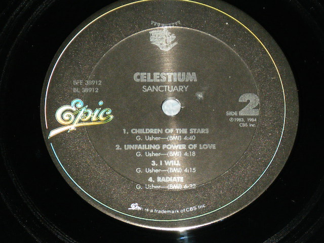画像: CELESTIUM ( Produced by GARY USHER ) - SANCTUARY ( Ex+/MINT- ) / 1984 US AMERICA ORIGINAL PROMO Used LP 