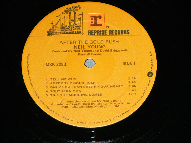 画像: NEIL YOUNG   - AFTER THE GOLD RUSH ( Reissue : Rrae REMIX Version MINT-/MINT- ) / 1978 USReissue "RE" Credit on Dead Wax Place Used LP 