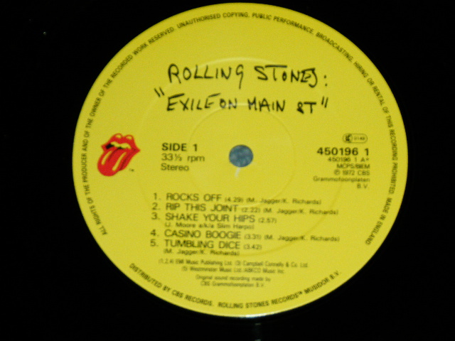 画像: ROLLING STONES - EXILE ON MAIN ST. ( NONE POSTCARDS : With Original Inner Sleeves : Ex++/MINT- )   / Late1970's UK ENGLAND ORIGINALJACKET+Reissue Records Used 2 LP's 