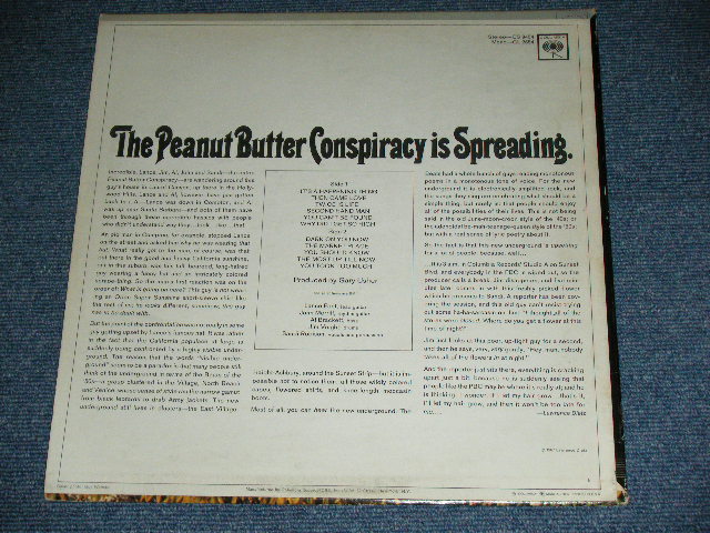 画像: THE PEANUT BUTTER CONSPIRACY ( GARY USHER Works ) - IS SPREADING ( Ex+++/MINT- ) /  1967 US AMERICA ORIGINAL 2 EYES Label MONO Used LP 