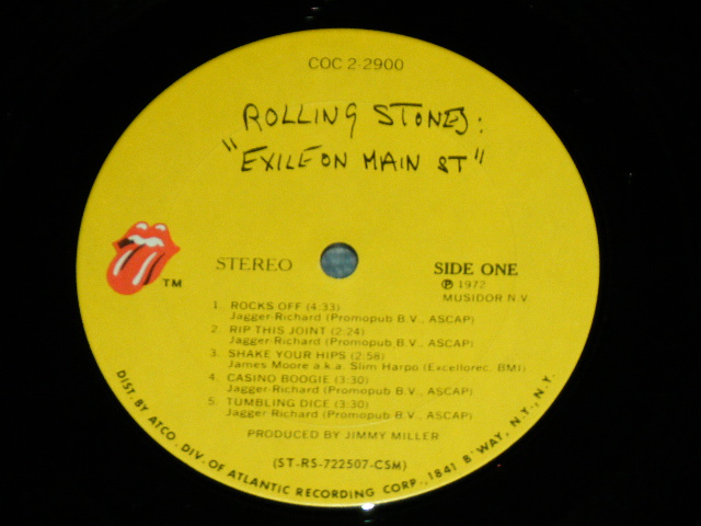 画像: ROLLING STONES - EXILE ON MAIN ST. ( NONE POSTCARDS MISSING  : With Original Inner Sleeves : Ex/Ex++ )   / 1972 US AMERICA ORIGINAL Used 2 LP's 