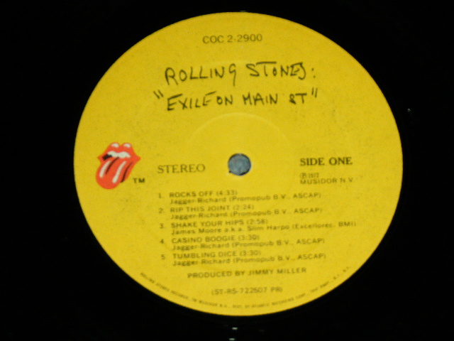 画像: ROLLING STONES - EXILE ON MAIN ST. ( With POSTCARDS : With Original Inner Sleeves : Ex++/Ex+++ )   / 1972 US AMERICA ORIGINAL Used 2 LP's 